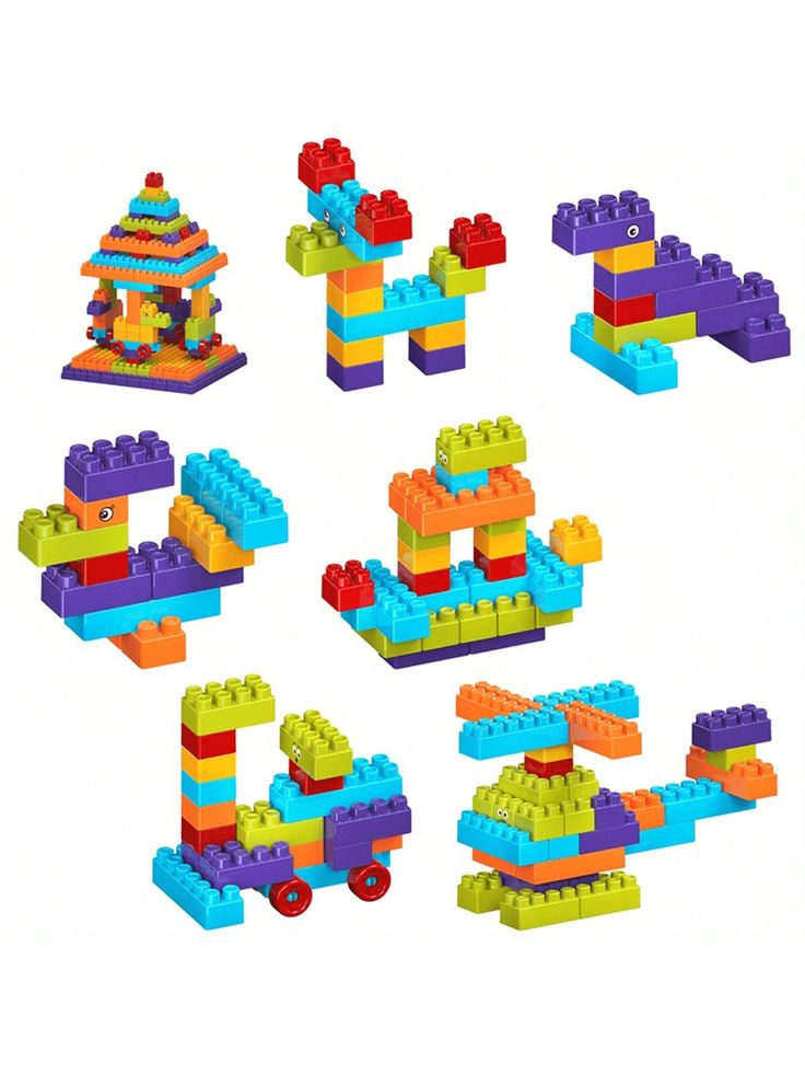 Educational Building Blocks Bagpack Set
