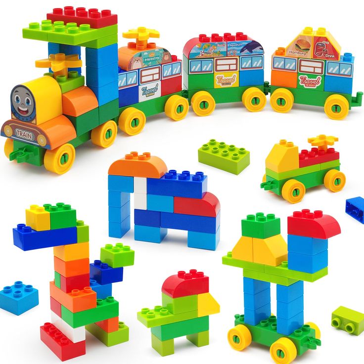 Educational Building Blocks Bagpack Set
