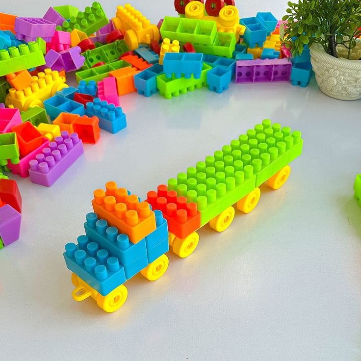 Educational Building Blocks Bagpack Set