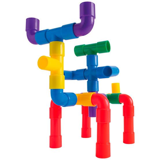 Kids Educational Pipe Building Blocks Set