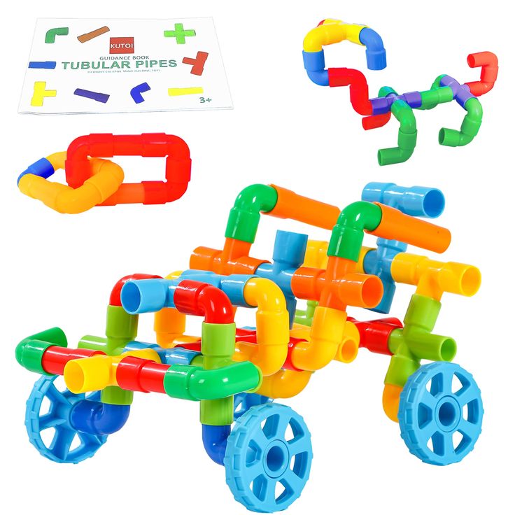 Kids Educational Pipe Building Blocks Set