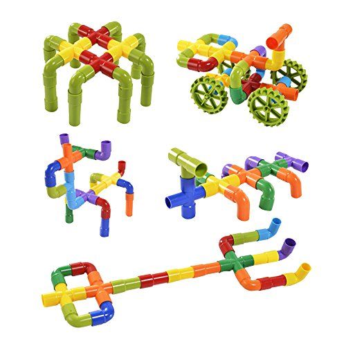 Kids Educational Pipe Building Blocks Set