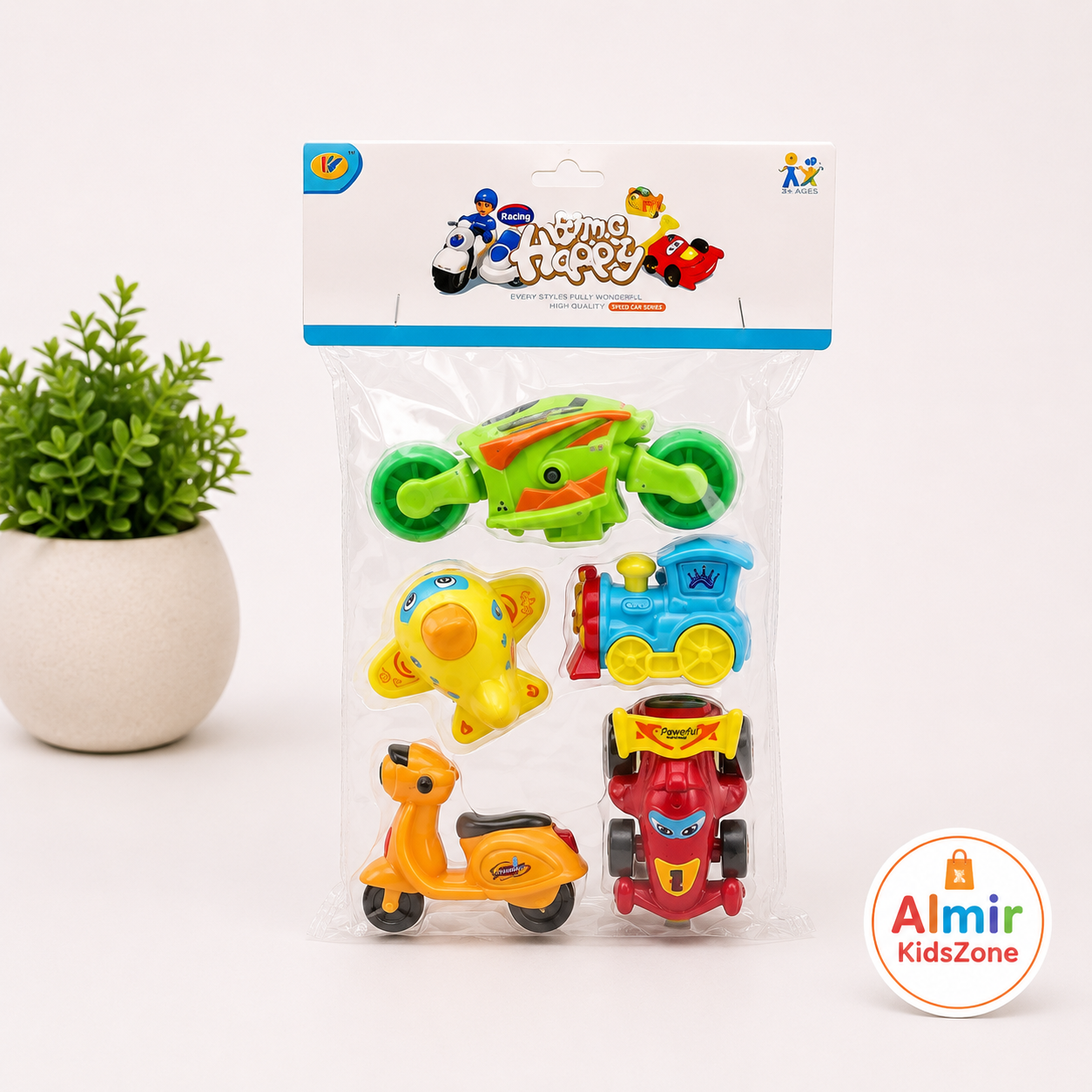 5-in-1 Mini Vehicle Fun Pack 🚗✈️🚂